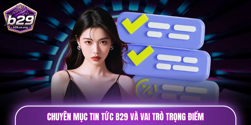 Chuyên mục tin tức B29 và vai trò trọng điểm