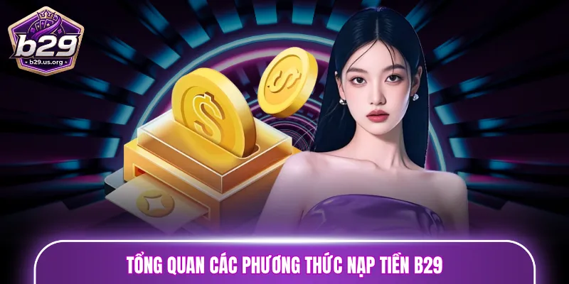 Tổng quan các phương thức nạp tiền B29